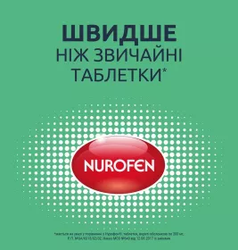 Нурофен Експрес Форте капсули по 400 мг 10 шт.