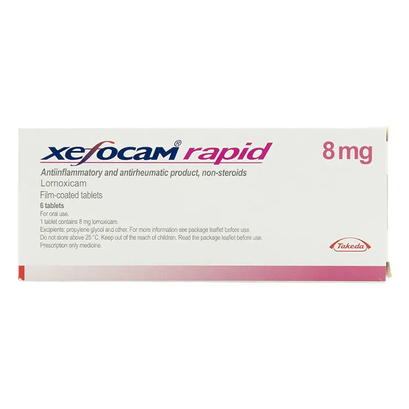 Ксефокам рапід таблетки по 8 мг 6 шт.