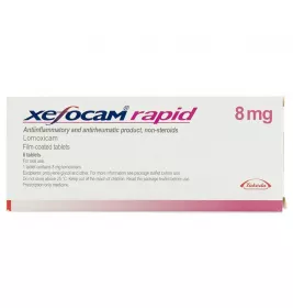 Ксефокам рапід таблетки по 8 мг 6 шт.