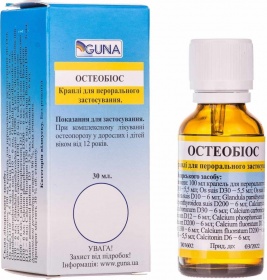 Остеобіос краплі по 30 мл у флаконі 1 шт.