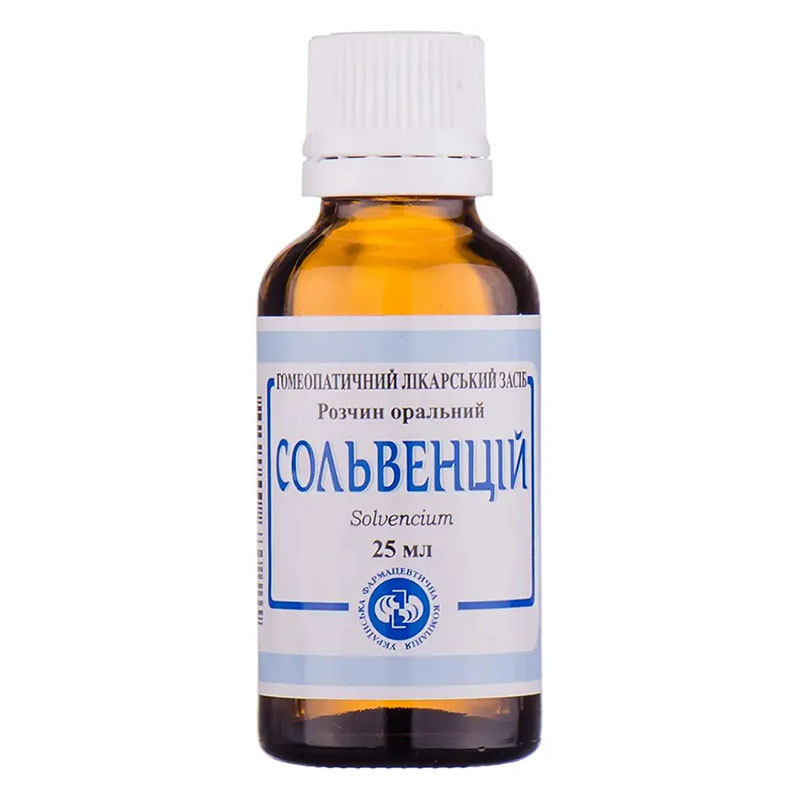 Сольвенцій краплі по 25 мл у флаконі 1 шт.