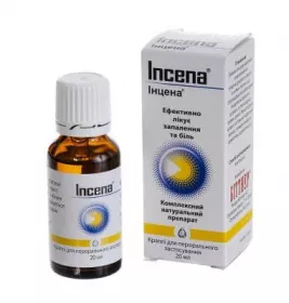 Інцена краплі по 20 мл у флаконі