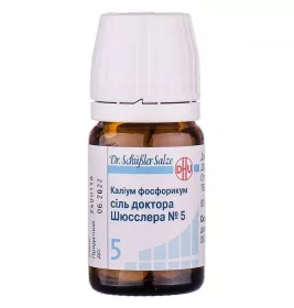 Каліум фосфорикум сіль доктора Шюсслера №5 таблетки 80 шт. у флаконі