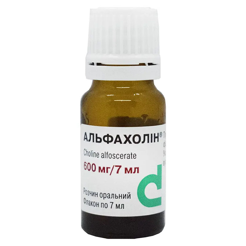 Альфахолін-Дарниця розчин 600 мг/7 мл у ампулах по 7 мл 10 шт.