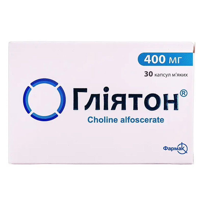 Гліятон капсули по 400 мг 30 шт.