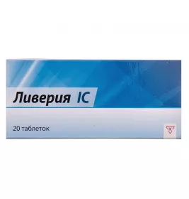 Ліверія IC таблетки по 0.5 г 20 шт. (10х2)