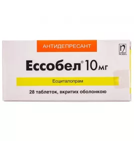 Ессобел Nobel таблетки по 10 мг 28 шт. (14х2)