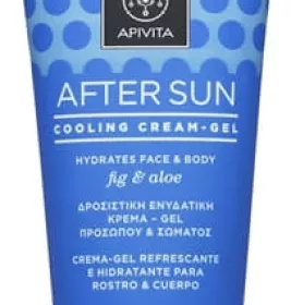 *Крем-гель Apivita AFTER SUN Охлаждающий и увлажняющий для лица и тела с инжиром и алоэ 150 мл