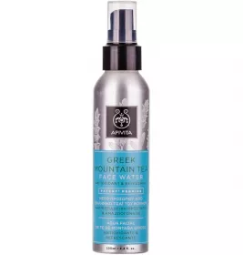 Вода Apivita Антиоксидантна та освіжуюча Грецький горний чай для обличчя 100 мл