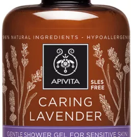*Гель Apivita для душу делікатний Лавандовий догляд 300 мл