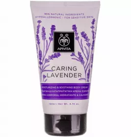*Крем Apivita для тіла зволожуючий та заспокійливий Лавандовий догляд 150 мл