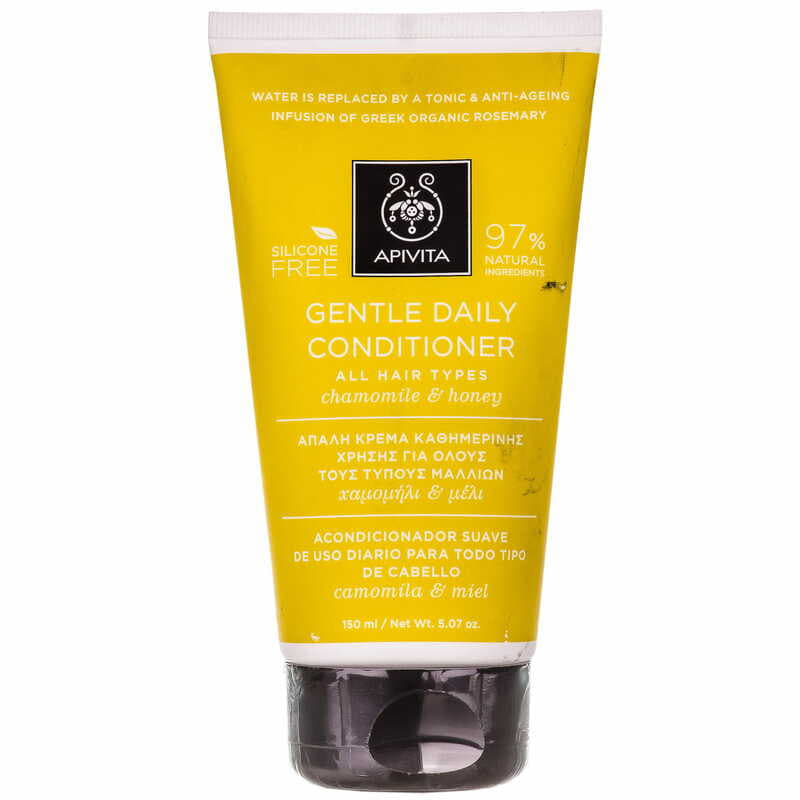 *Кондиціонер Apivita Делікатний для всіх типів волосся з ромашкою та медом 150 мл