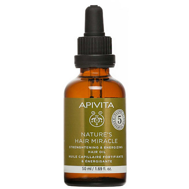 Олія Apivita Натуральна для зміцнення та енергізації волосся 