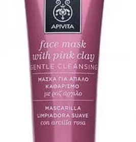 *Маска Apivita для обличчя з рожевою глиною Делікатне очищення 50 мл
