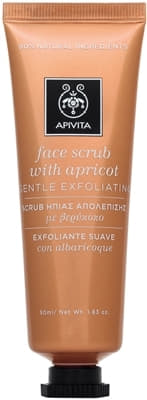 *Скраб Apivita для очищення обличчя Делікатне очищення з абрикосом 50 мл