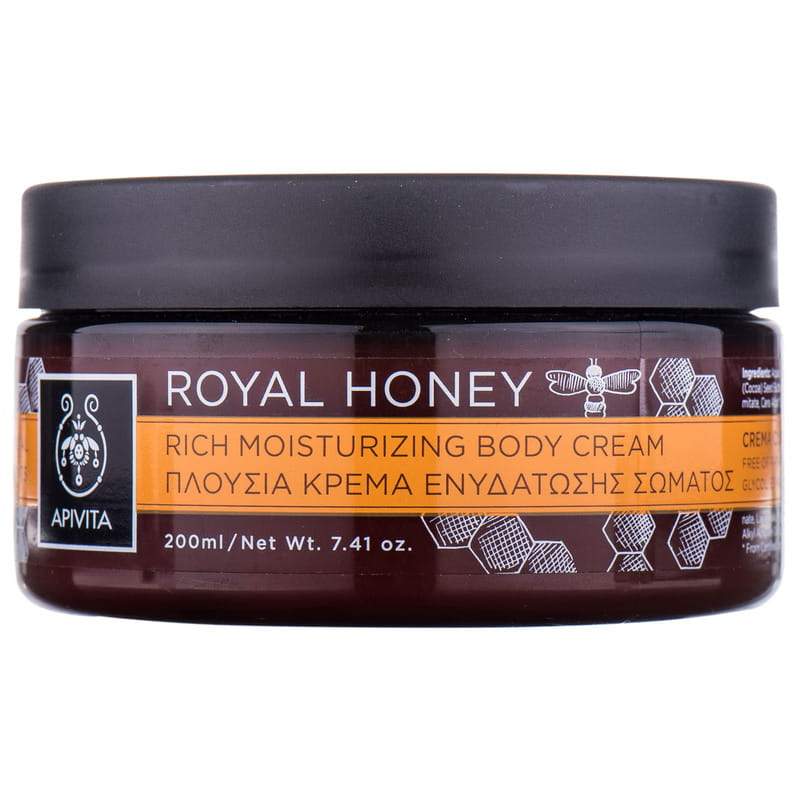 *Крем Apivita для тіла зволожуючий Королівський мед 200 мл