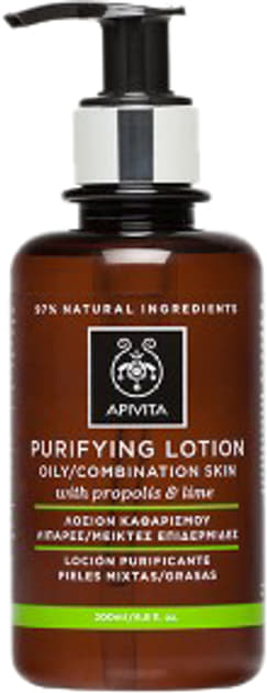 *Лосьйон Apivita Очищуючий КЛЕАНЗІНГ для жирної/комбінованої шкіри з прополісом і лаймом 200 мл
