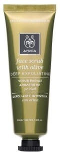 *Скраб Apivita для обличчя з оливою Інтенсивне відшелушування 50 мл