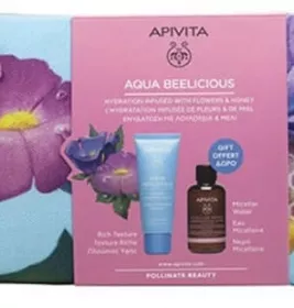 *Набор Apivita AQUA BEELICIOUS (увл. крем 40мл+мицеллярная вода 75 мл)