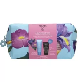 *Набор Apivita AQUA BEELICIOUS (увл. гель-крем 40мл+черный очищ.гель 50 мл)