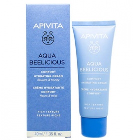 Крем Apivita AQUA BEELICIOUS Комфортний зволожуючий насиченої текстури 40 мл