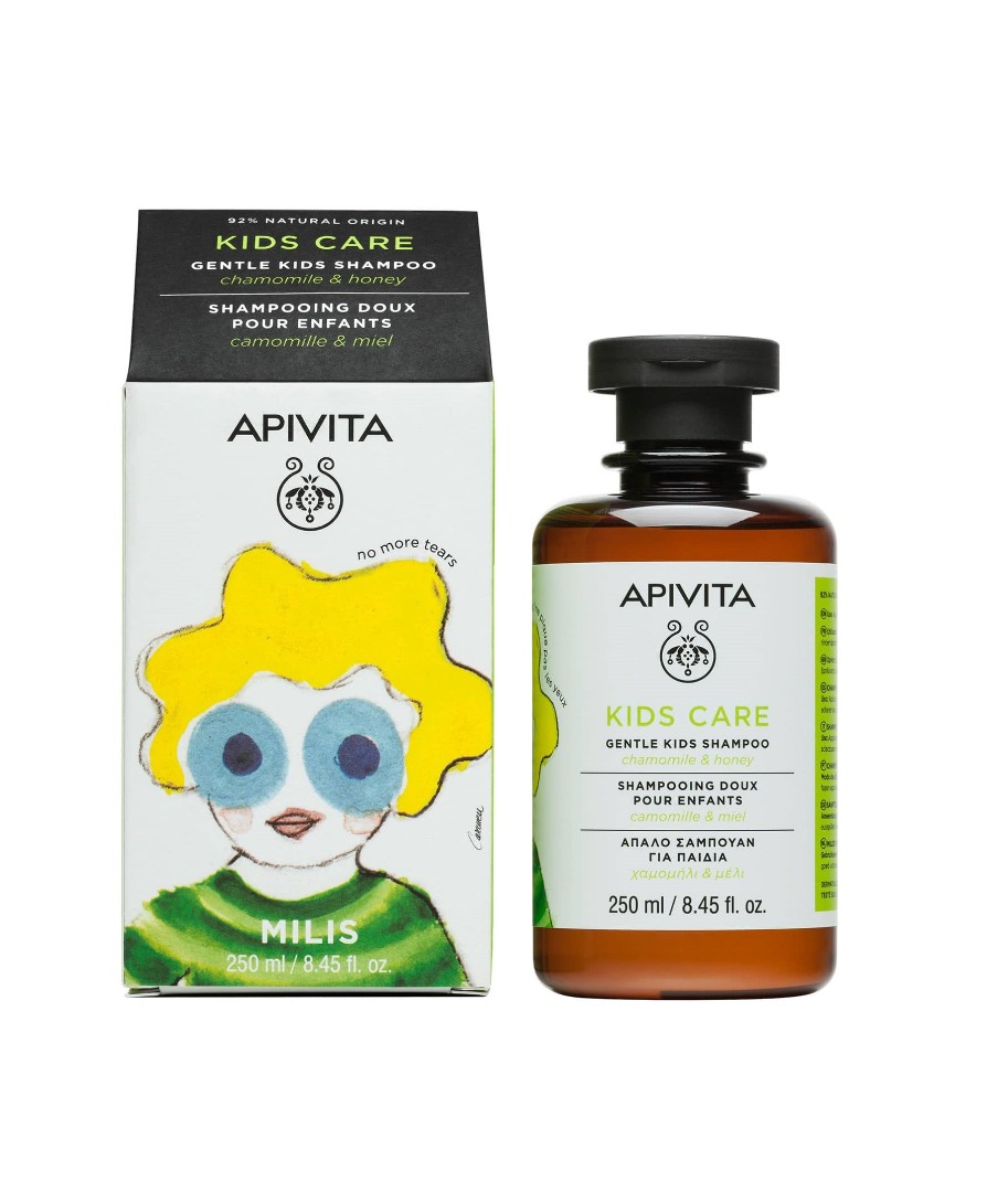 *Шампунь Apivita KIDS CARE Детский мягкий для волос 250 мл