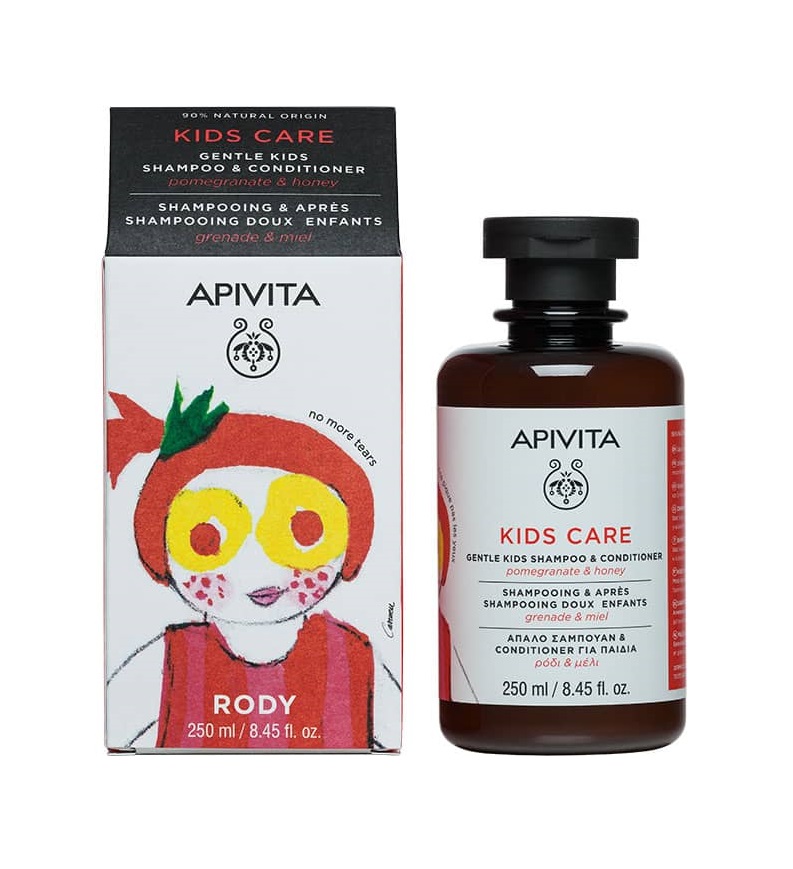 *Шампунь-кондиционер Apivita KIDS CARE Детский мягкий для волос 250 мл *Шампунь-кондиционер Apivita KIDS CARE Детский мягкий для волос 250 мл
