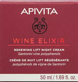 *Крем-ліфтинг Apivita WINE ELIXIR Нічний для відновлення шкіри обличчя 50 мл