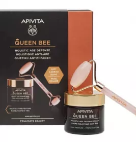 *Набор Apivita QUEEN BEE RICH (Крем насыщенной текстуры+валик для массажа лица)
