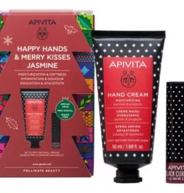 *Набір Apivita Зимовий догляд для рук та губ з Жасмином