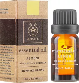 *Олія Apivita ефірна лимонна 10 мл
