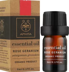 *Олія Apivita ефірна рожева герань 5 мл