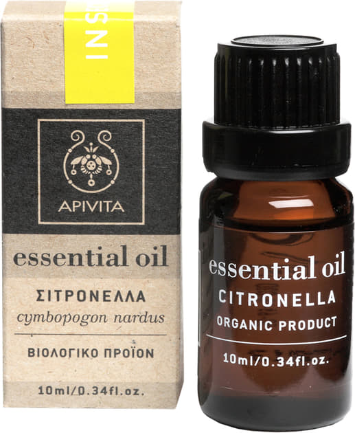 *Олія Apivita ефірна цитронела 10 мл