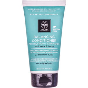 *Кондиціонер Apivita ПРОПОЛАЙН БАЛАНС для волосся з жирним корінням і сухими кінчиками 150 мл