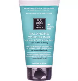 *Кондиціонер Apivita ПРОПОЛАЙН БАЛАНС для волосся з жирним корінням і сухими кінчиками 150 мл