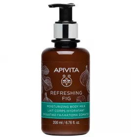 *Молочко Apivita для тіла з ефірними оліями Освіжаючий інжир 200 мл
