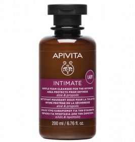 *Пенка Apivita Intimate Нежная Защита от сухости для интимной гигиены 200 мл