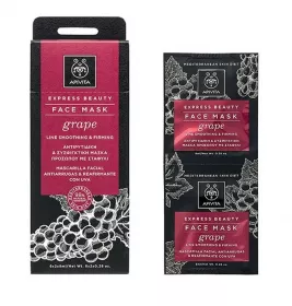 Маска Apivita EXPRESS BEAUTY з виноградом Розгладження зморшок 2х2мл