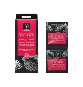 Маска Apivita EXPRESS BEAUTY с гранатом Сияние и восстановление 2х8 мл