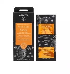 Маска Apivita EXPRESS BEAUTY з медом Зволоження та Живилення 2х8 мл