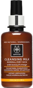 *Молочко Apivita Очищуюче КЛЕАНЗІНГ для нормальної/сухої шкіри з медом та апельсином 200 мл