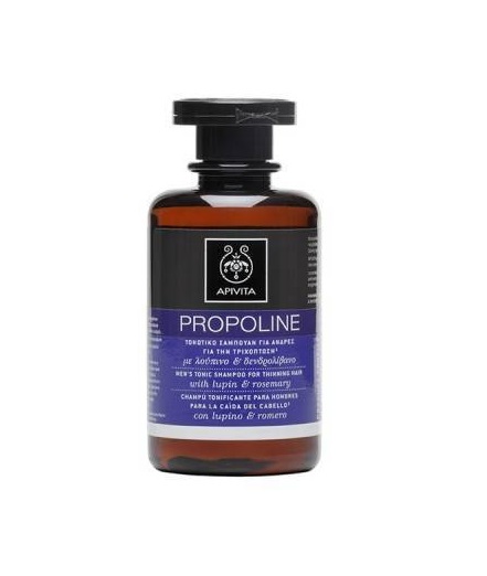 *Шампунь Apivita ПРОПОЛАЙН чоловічий тонізуючий для волосся з розмарином і люпином 250 мл