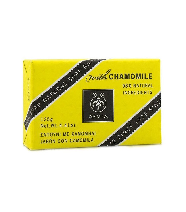 Мило Apivita тверде з ромашкою 125 г