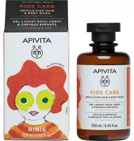*Засіб Apivita для миття волосся і тіла Кідс з мандарином і медом 250 мл