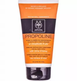 *Кондиціонер Apivita ПРОПОЛАЙН блиск та здоровʼя для всіх типів волосся з цитрусом та медом 150 мл
