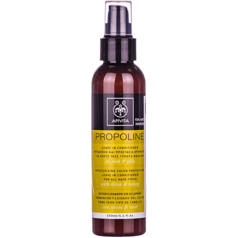 *Кондиціонер Apivita ПРОПОЛАЙН для пофарбованого волосся захист кольору і зволоження з оливою і медом 150 мл