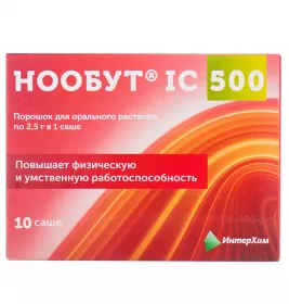 Нообут IC 500 порошок 500 мг/доза по 2,5 г у саше 10 шт. - Інтерхім