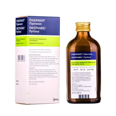 Енцефабол суспензія 200 мл у флаконі