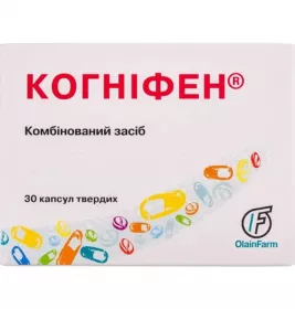Когнифен капсулы по 300 мг/5 мг 30 шт. (10х3)