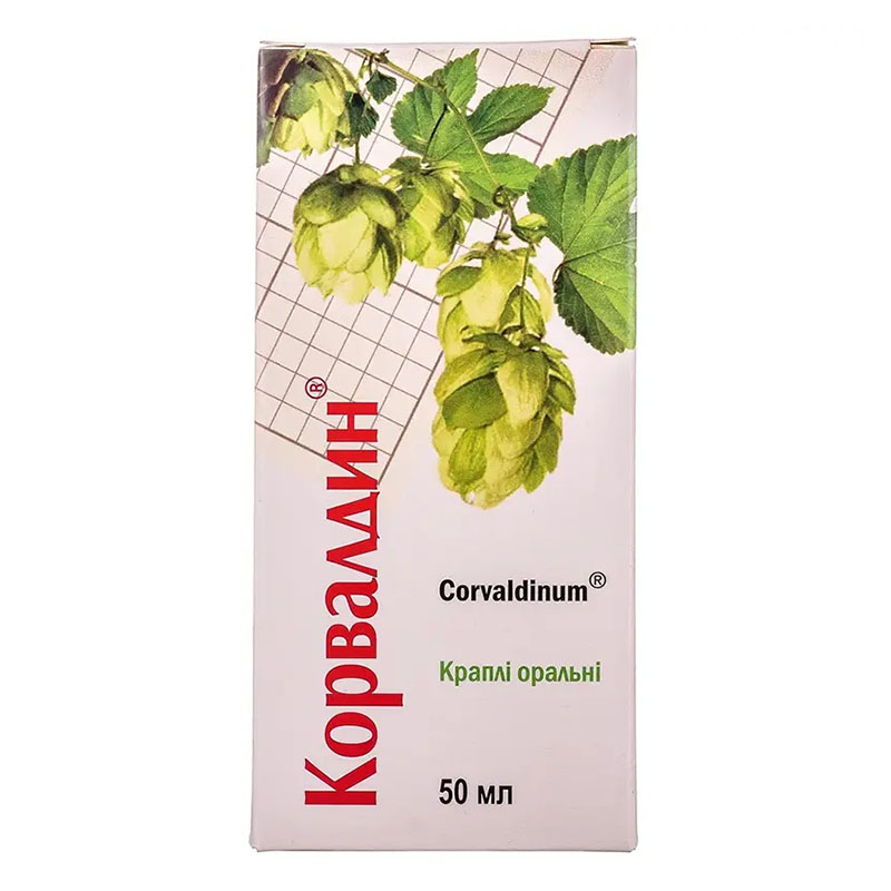 Корвалдин краплі по 50 мл у флаконі 1 шт.